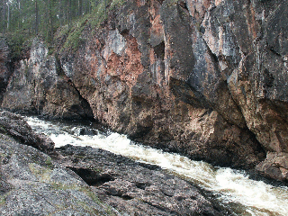 Stromschnellen bei Kuusamo