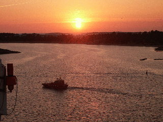 Sonnenuntergang vor Hanko